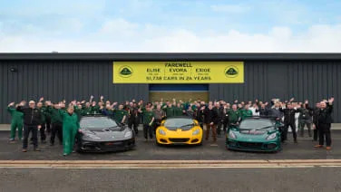Lotus builds the final Elise, Exige and Evora